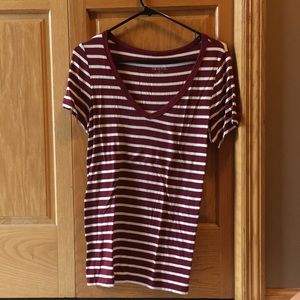 A striped t-shirt